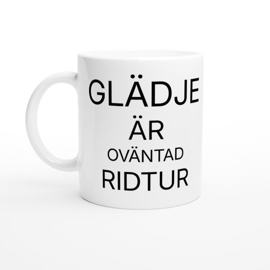 Sadelglädje - en påminnelse om vår kärlek till ridning, trots fall och motgångar.