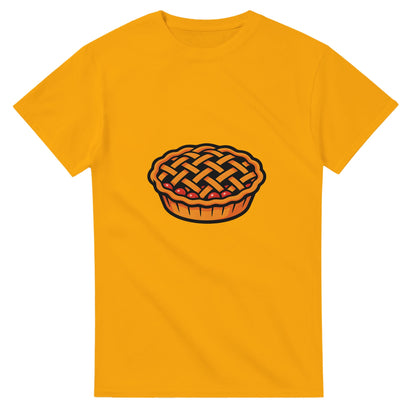 Körsbärspaj på t-shirt - fånga essensen av en hembakad paj med detta saftiga motiv.