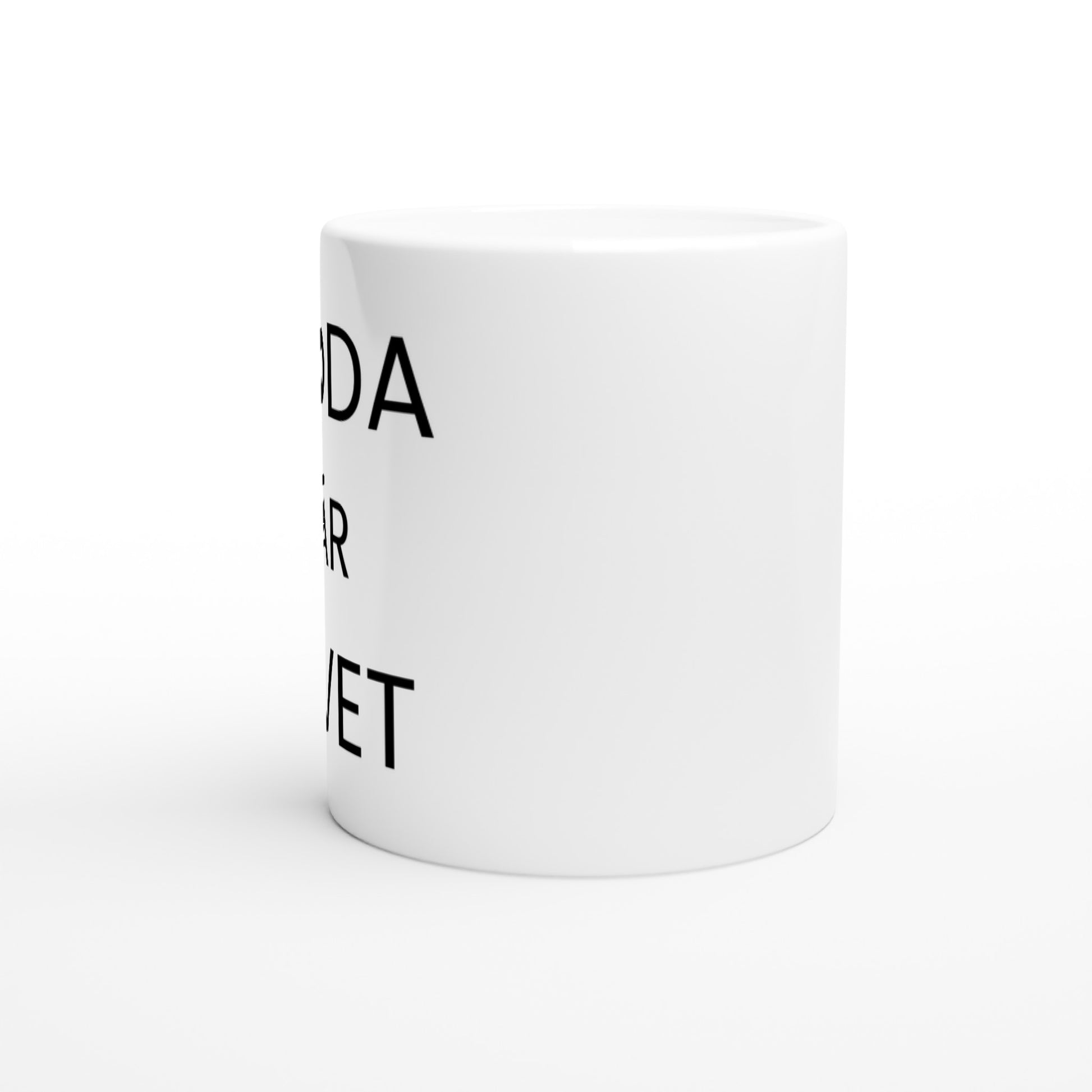 Mugg med texten Koda Livet 6 för alla glada programmerare som vill fira livet.
