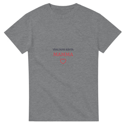 Retro blocktext med hjärta, perfekt present till mamma. Tidlös design.