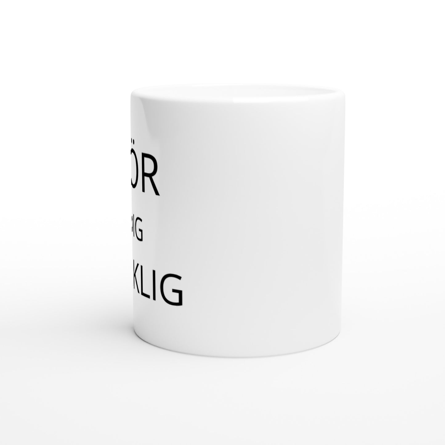 En inspirerande mugg för glädje i köket. Rör Dig Lycklig - för de som älskar att skapa gott.