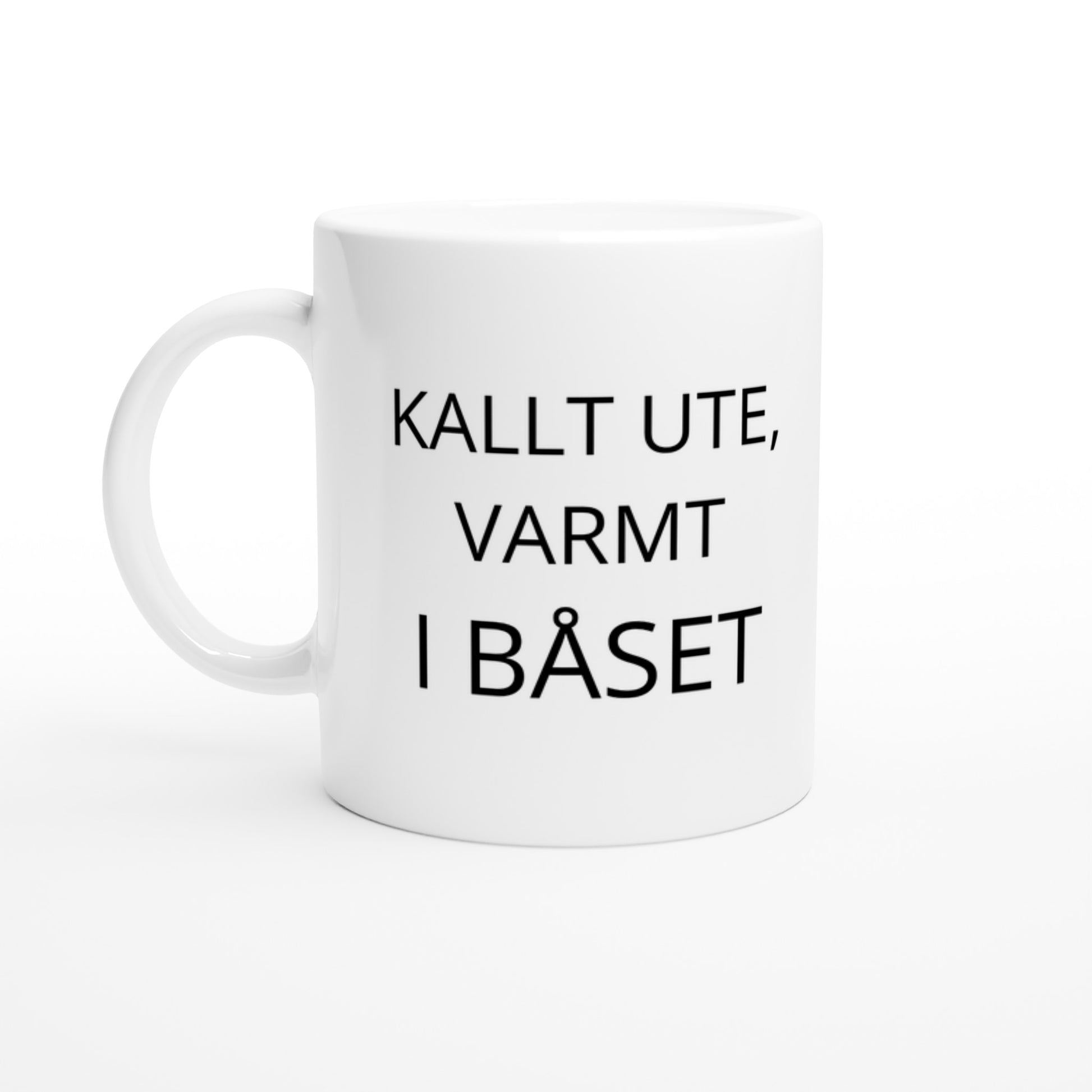 Kallt ute men varmt i båset - perfekt för gemenskap oavsett väder. Kallt Ute, Varmt I Båset.