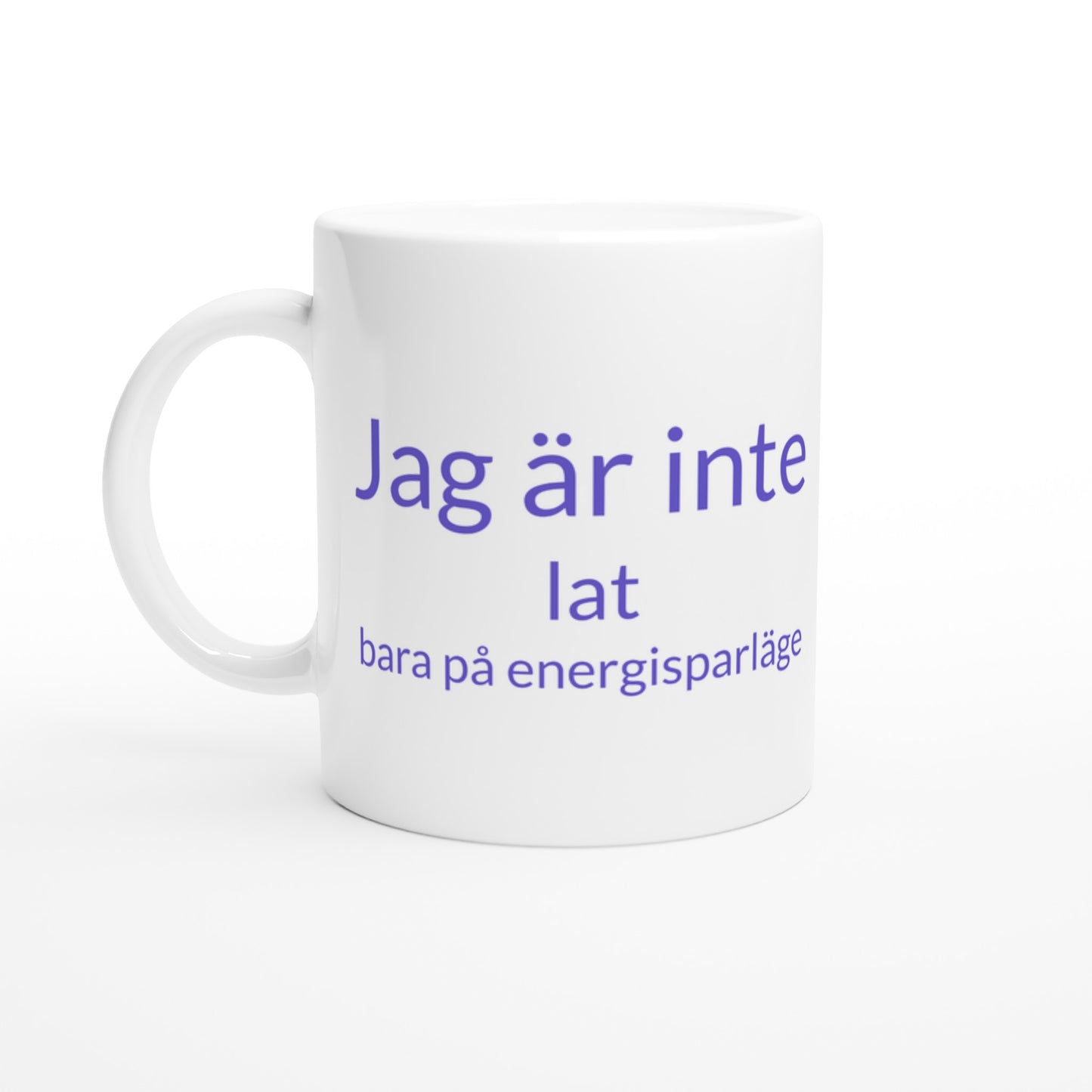 Mugg med humor och eftertanke, perfekt för den tänkande och humoristiska individen.