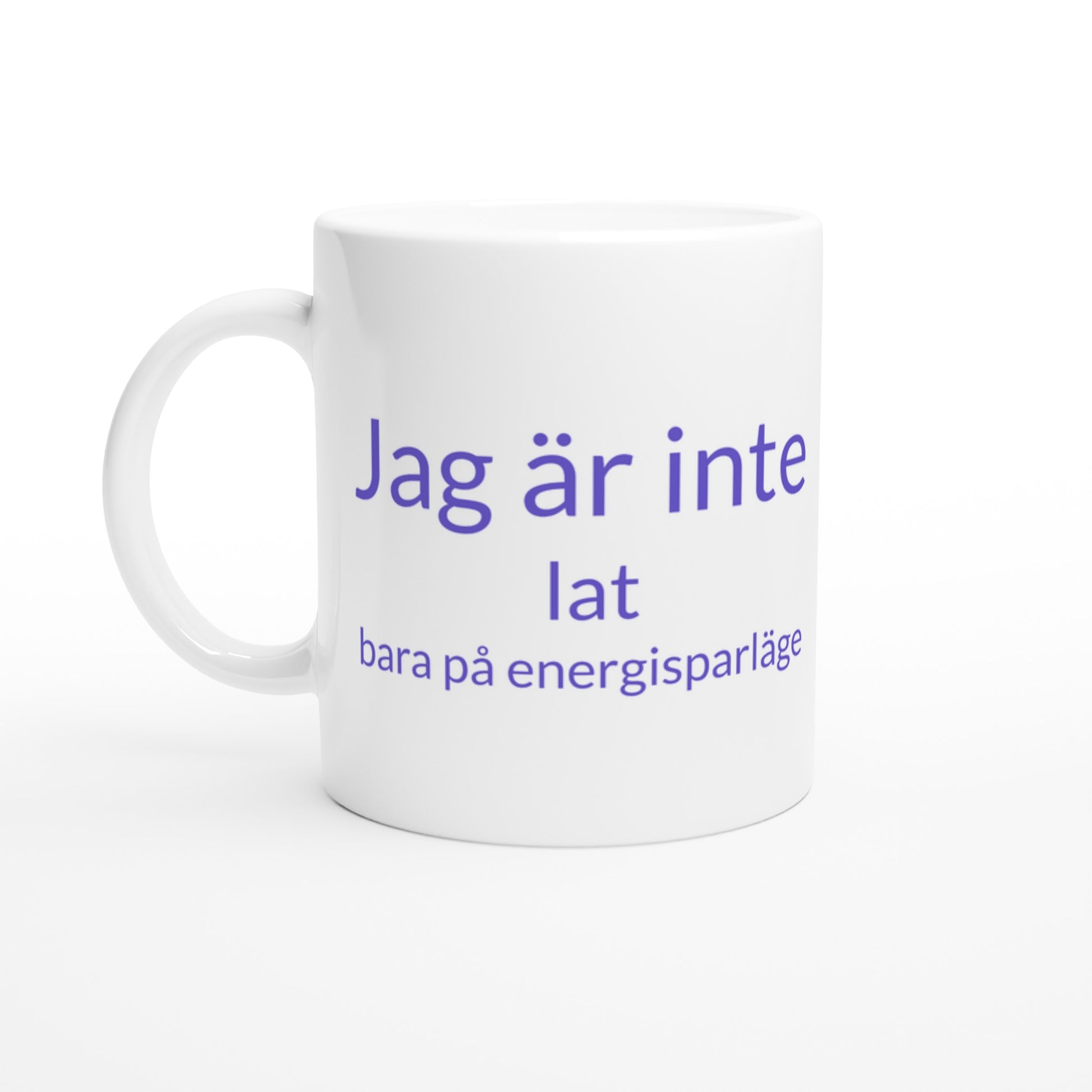 Mugg med humor och eftertanke, perfekt för den tänkande och humoristiska individen.