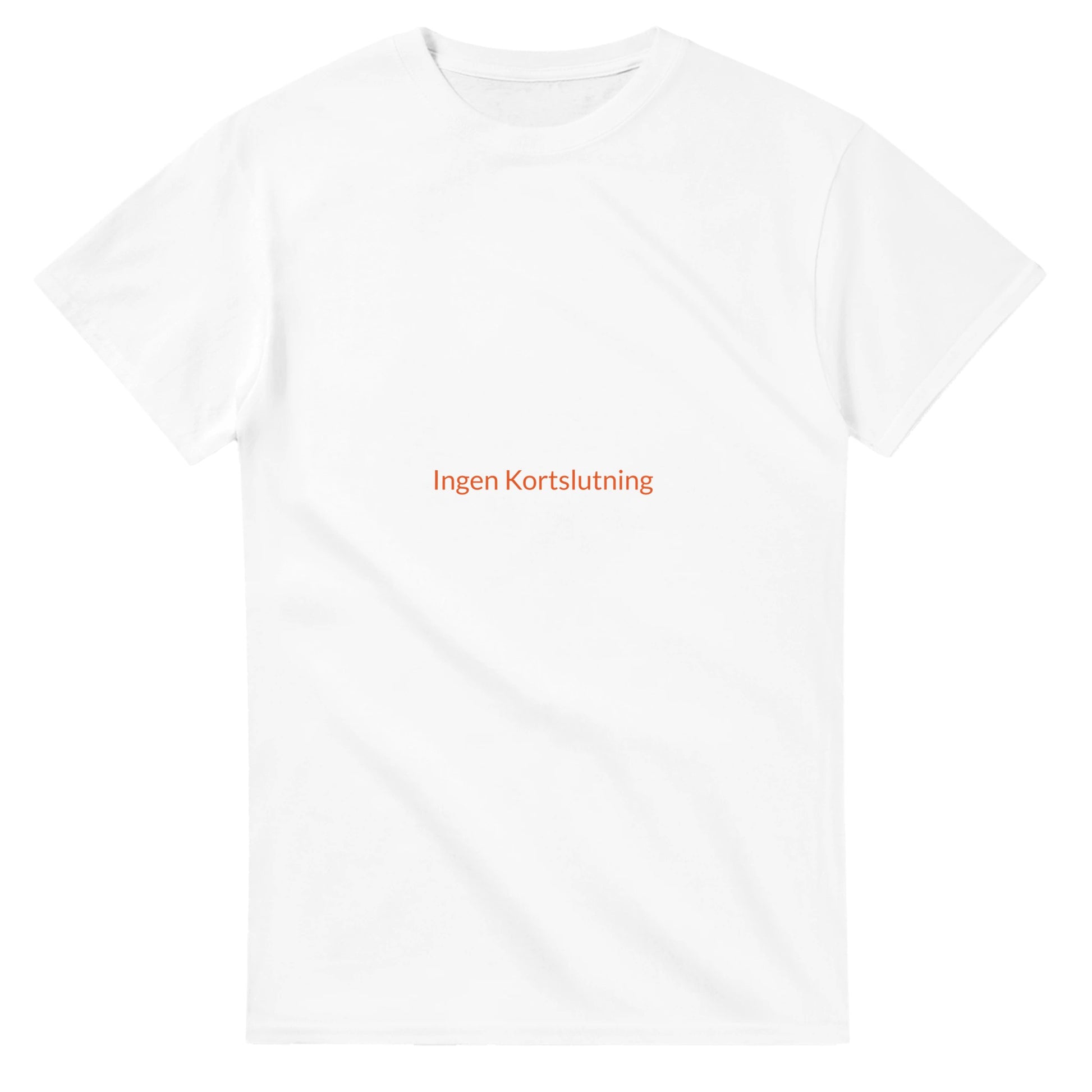 Rolig textrad för elektriker med yrkesstolthet och koll på läget - Ingen Kortslutning!