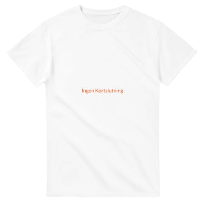 Rolig textrad för elektriker med yrkesstolthet och koll på läget - Ingen Kortslutning!