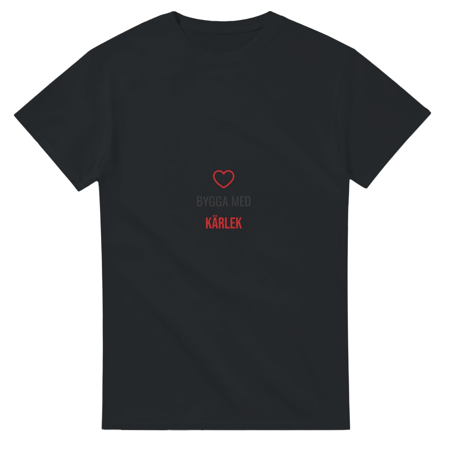 Rolig snickar-tshirt med hjärta-ikon för passionerade hantverkare. Uttryck yrkesstolthet med ett leende.