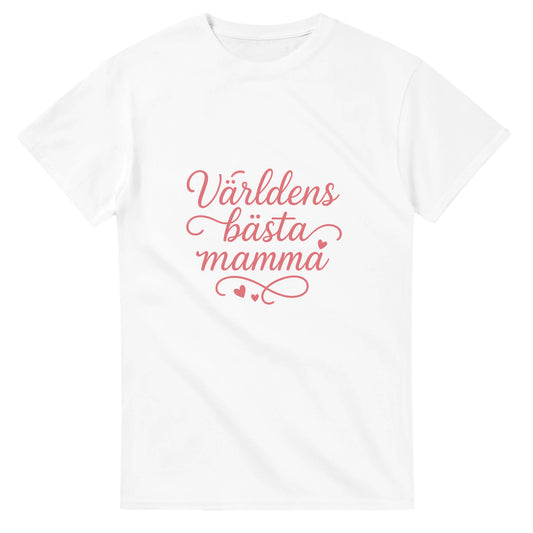 Romantisk hyllning till världens bästa mamma, med mjuka former och kärleksfull design.