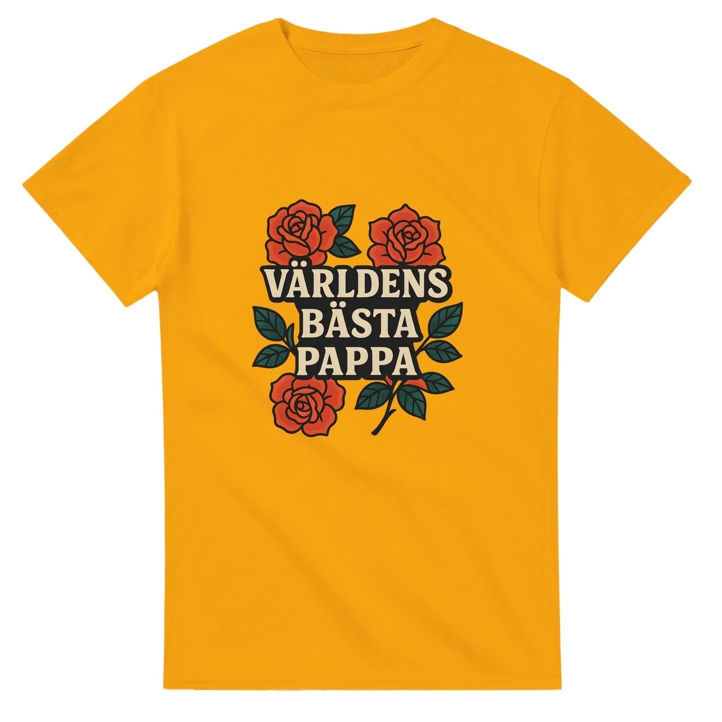 Vackra rosor och ord som hyllar världens bästa pappa.