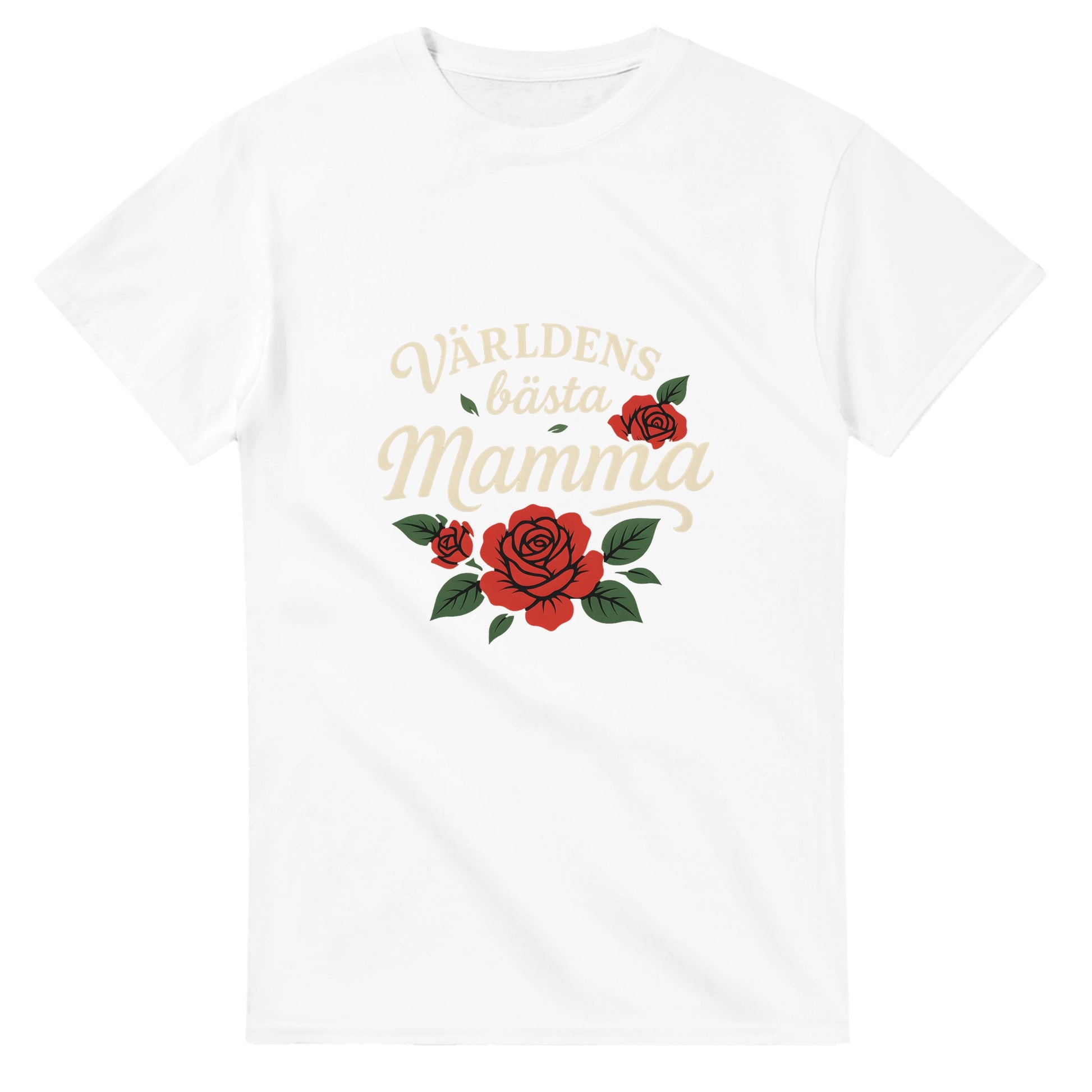Tidlös Mammakärlek - 'Världens bästa mamma' i elegant stil med luftiga rosor. Hylla mamma med denna vackra design.