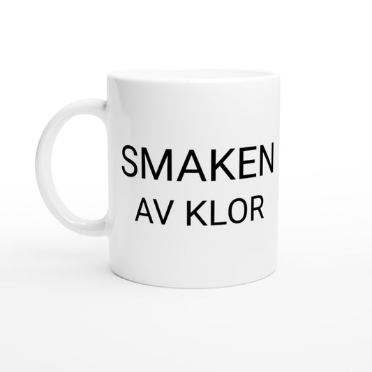 Smaken av klor - en rolig design för klorälskare i alla former.