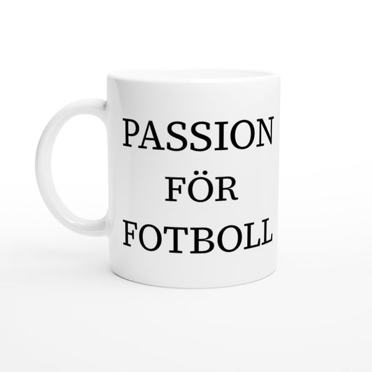 Mugg för fotbollsfantaster som aldrig ger upp sin passion.