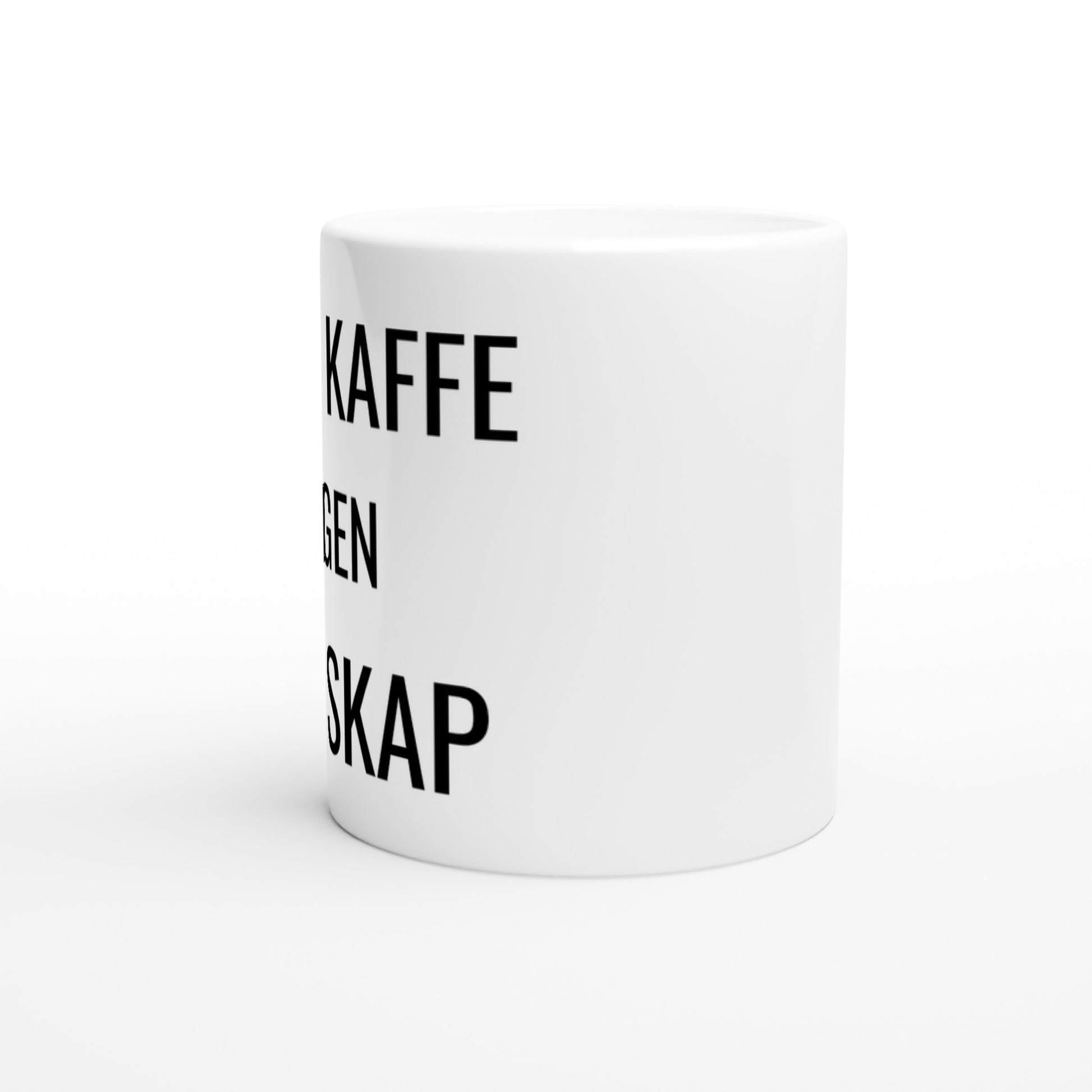 Skämt om kaffe som är oumbärligt för lärare och kunskapsförmedling - Utan kaffe ingen kunskap.