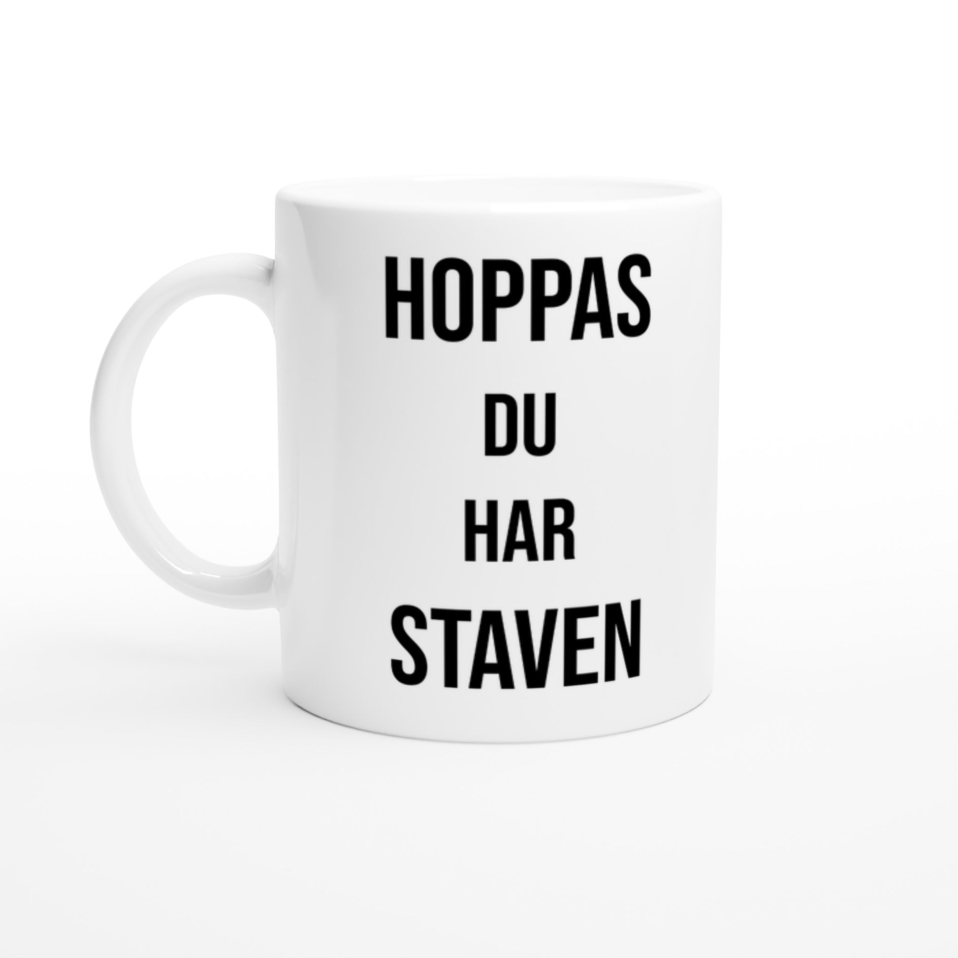 Mugg för skidfantaster som vet att vintern kan vara halkig. Perfekt för roligt vinteräventyr!