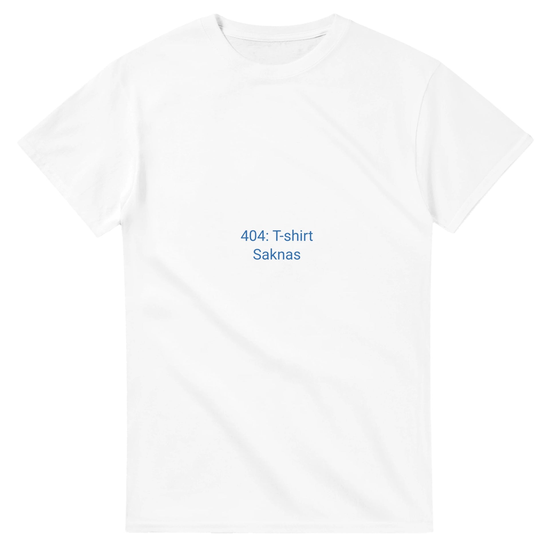 404 T-shirt med humoristisk twist för teknikälskare och glömska.