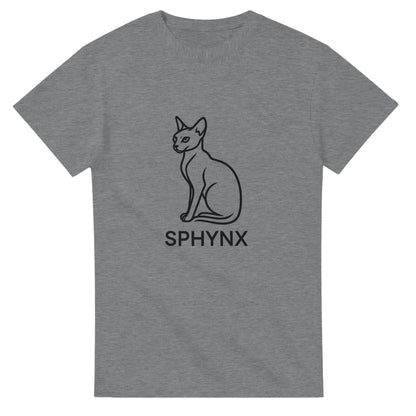 Sphynx-katt i minimalistisk design, perfekt för stilmedvetna.