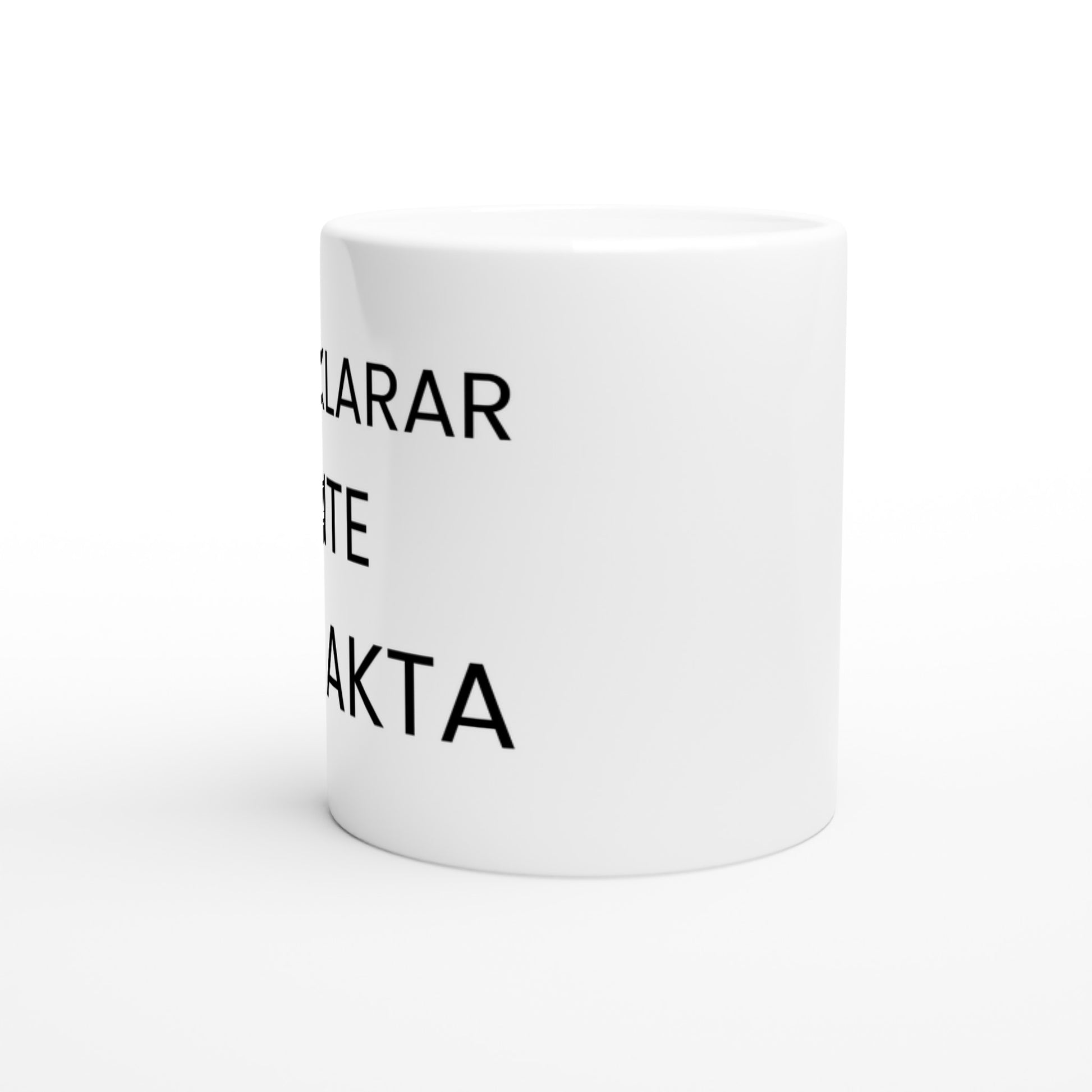 Mugg med fotbollshumor, perfekt för fotbollsfans. Ordvits som skapar skratt och kittlar.