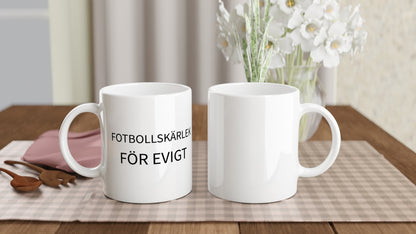 Fotbollskärlek - en kraftfull design för fotbollsentusiaster.