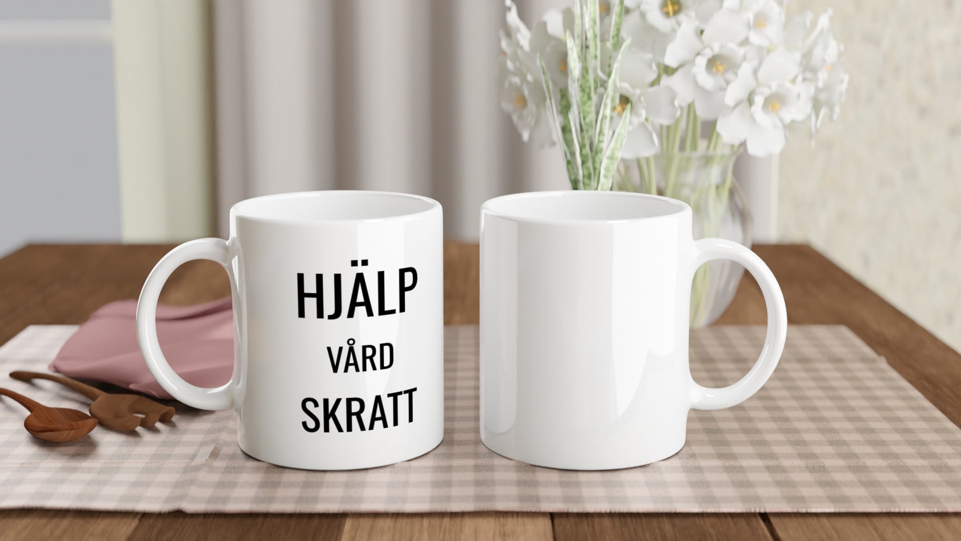 Rolig hyllning till sjuksköterskans vardag. Perfekt för kaffeprat. Hjälp, vård, skratt.