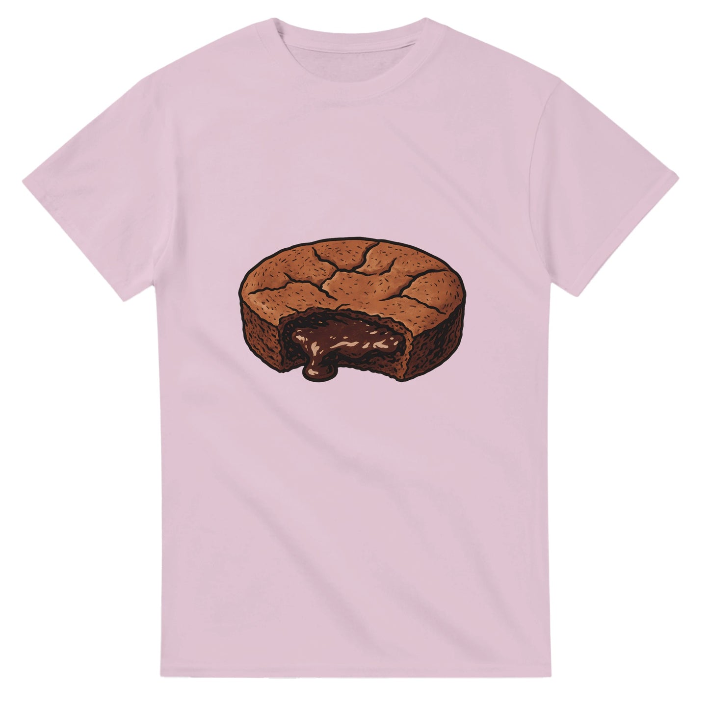 Kladdkaka T-shirt med chokladmagi för alla chokladälskare.