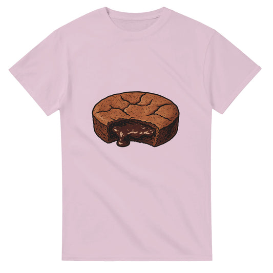 Kladdkaka T-shirt med chokladmagi för alla chokladälskare.