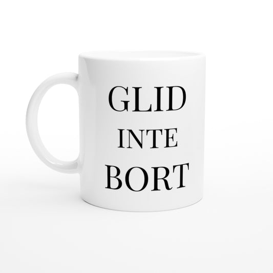 Mugg för en rolig start på dagen, med glidande design.