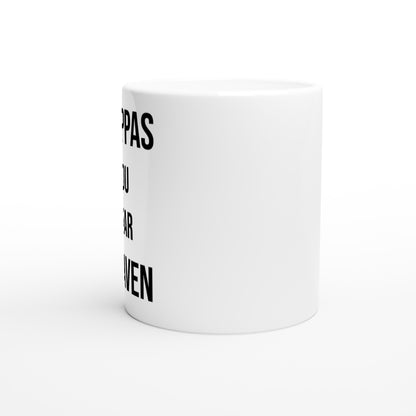 Mugg för skidfantaster som vet att vintern kan vara halkig. Perfekt för roligt vinteräventyr!
