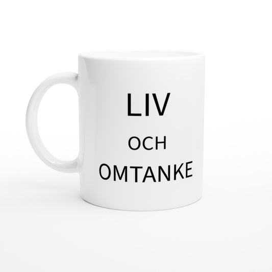 Hylla sjuksköterskans empati med Liv och Omtanke design. Perfekt för dem som ger liv genom omtanke.