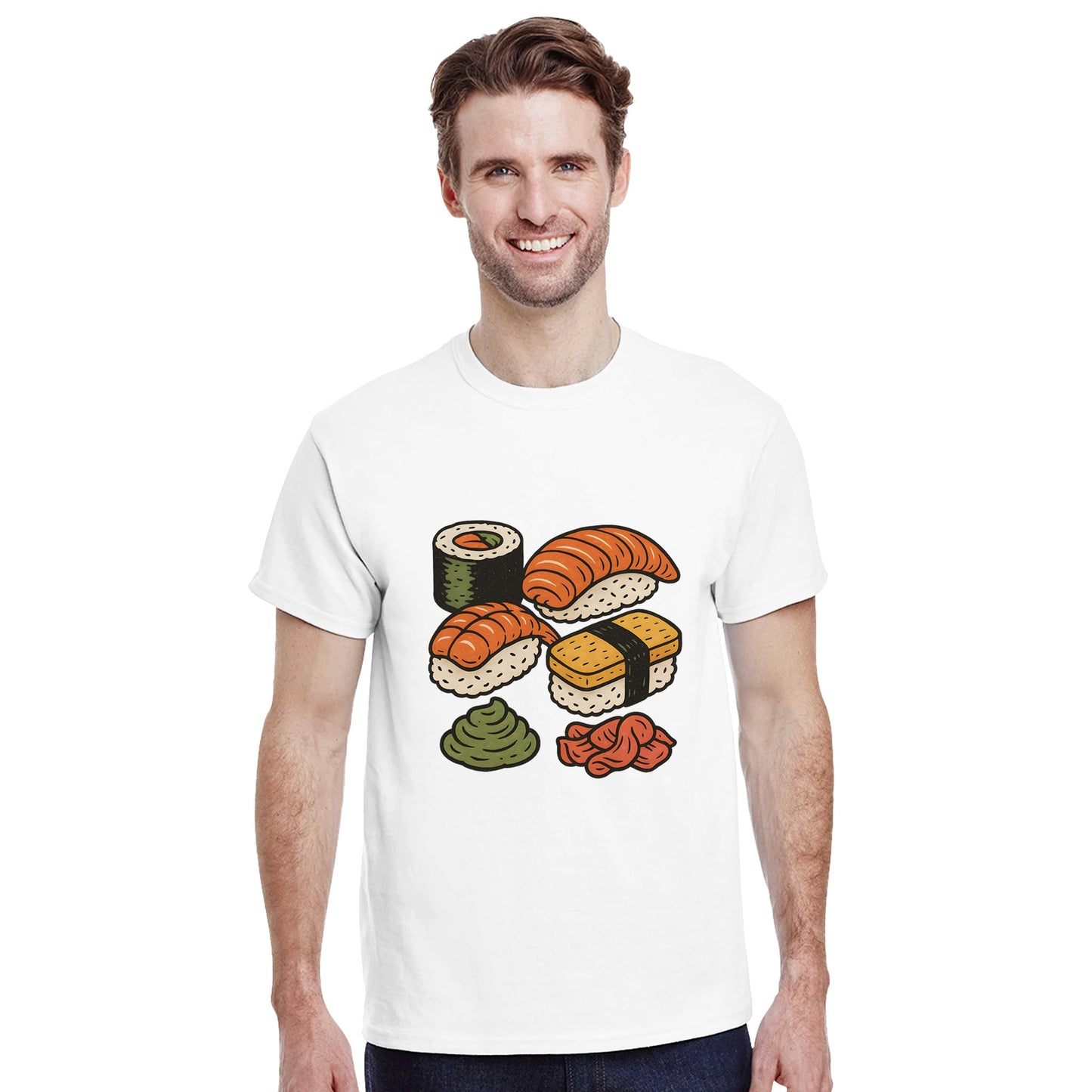 Sushi Nostalgia - En perfekt mix av klassisk och modern japansk matkultur. Fira med denna nostalgiska sushi-design.