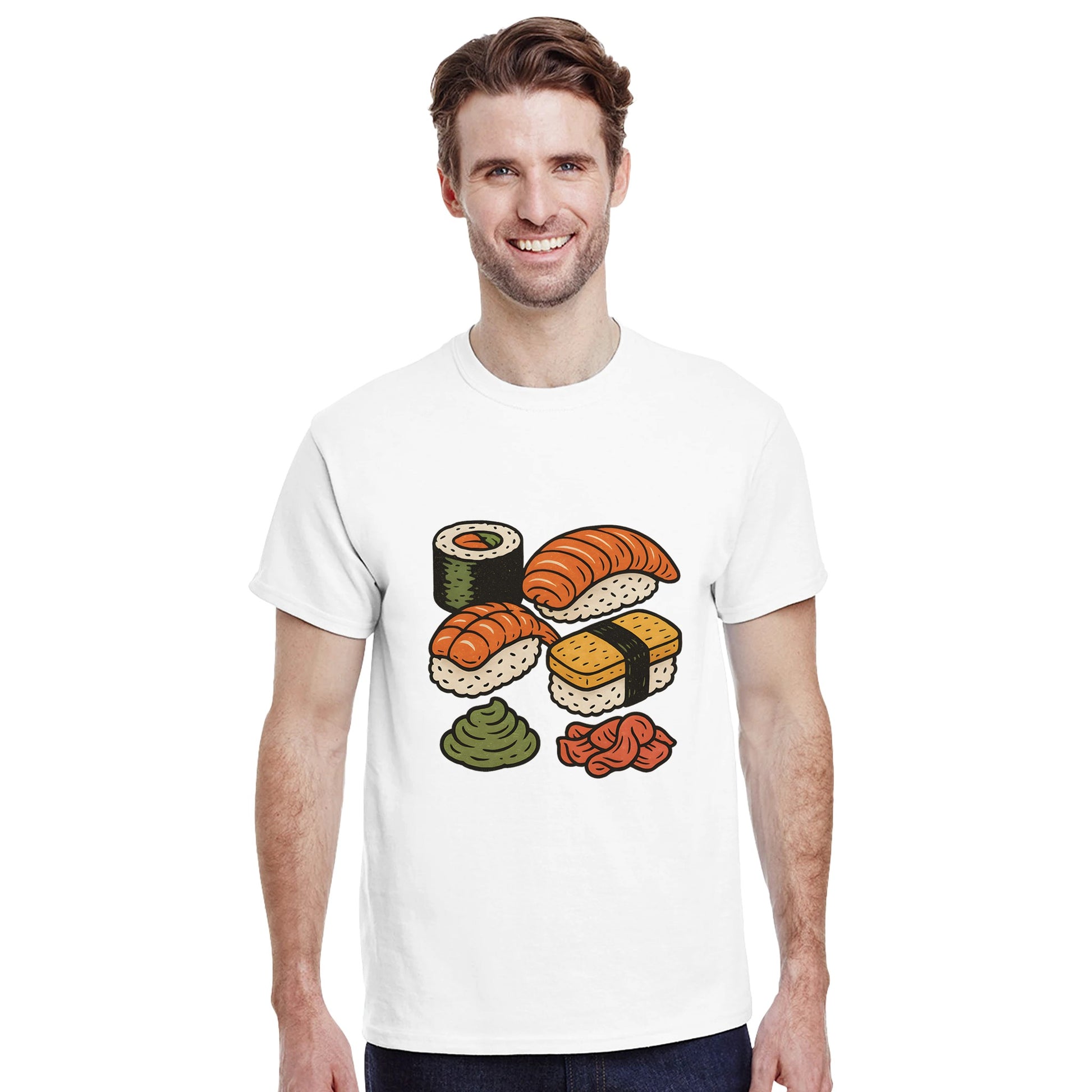 Sushi Nostalgia - En perfekt mix av klassisk och modern japansk matkultur. Fira med denna nostalgiska sushi-design.