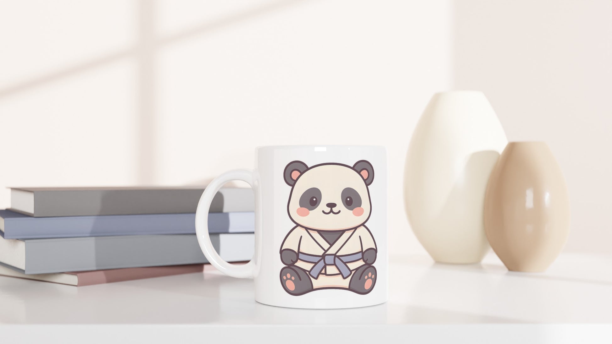 Panda Judo Sensei - en lekfull judo-tränare i form av en panda för att lysa upp din morgon.