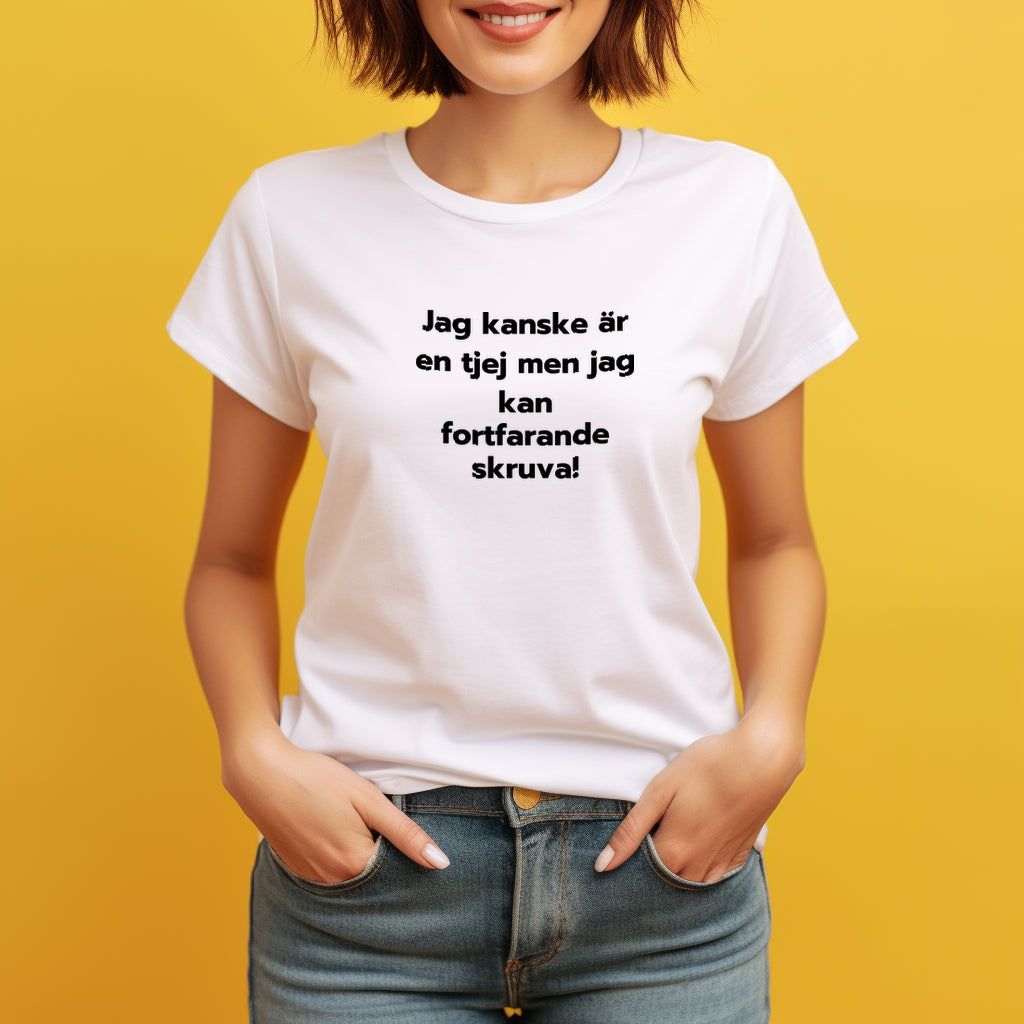 Skruvande Tjej T-shirt