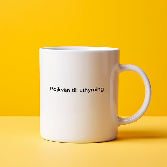 Uthyrnings Pojkvän-mugg