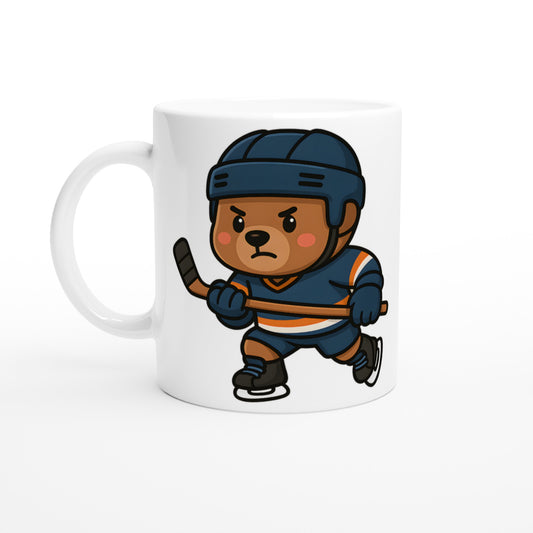 Tuff ishockeybjörn i full utrustning - en perfekt present för både björn- och hockeyälskare!
