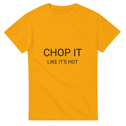 T-shirt med rolig text för kockar.