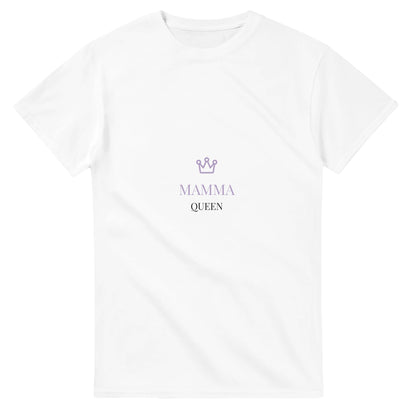 T-shirt med kronikon och text för drottningar till mammor - Mamma Queen