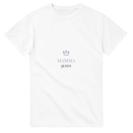 T-shirt med kronikon och text för drottningar till mammor - Mamma Queen