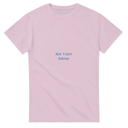 404 T-shirt med humoristisk twist för teknikälskare och glömska.