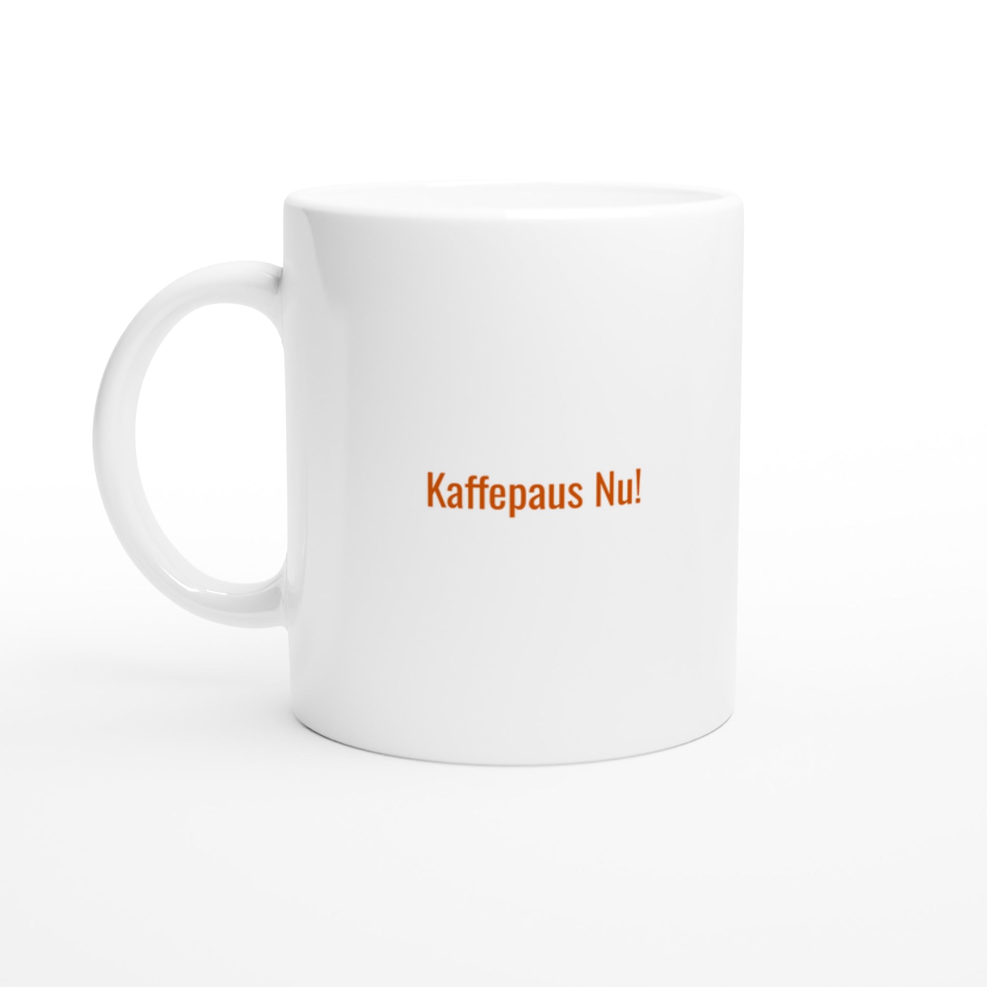 Kaffepaus Nu! - En lekfull påminnelse om att ta en paus och njuta av en kopp kaffe. Lättläst på avstånd.