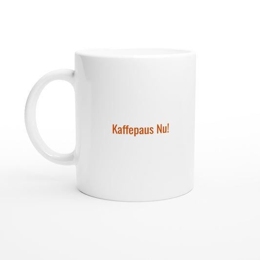 Kaffepaus Nu! - En lekfull påminnelse om att ta en paus och njuta av en kopp kaffe. Lättläst på avstånd.
