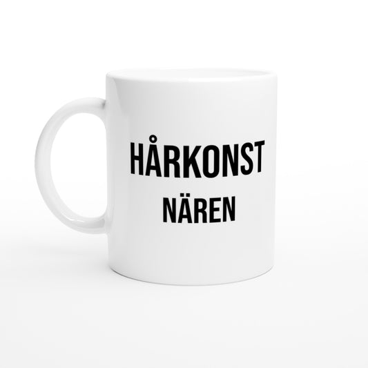 Kreativ mugg med konstnärligt motiv, perfekt för att fira din kreativa sida.