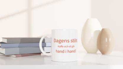 Elektrisk humoristisk påminnelse om vanlig dag med Daglig Stöt.