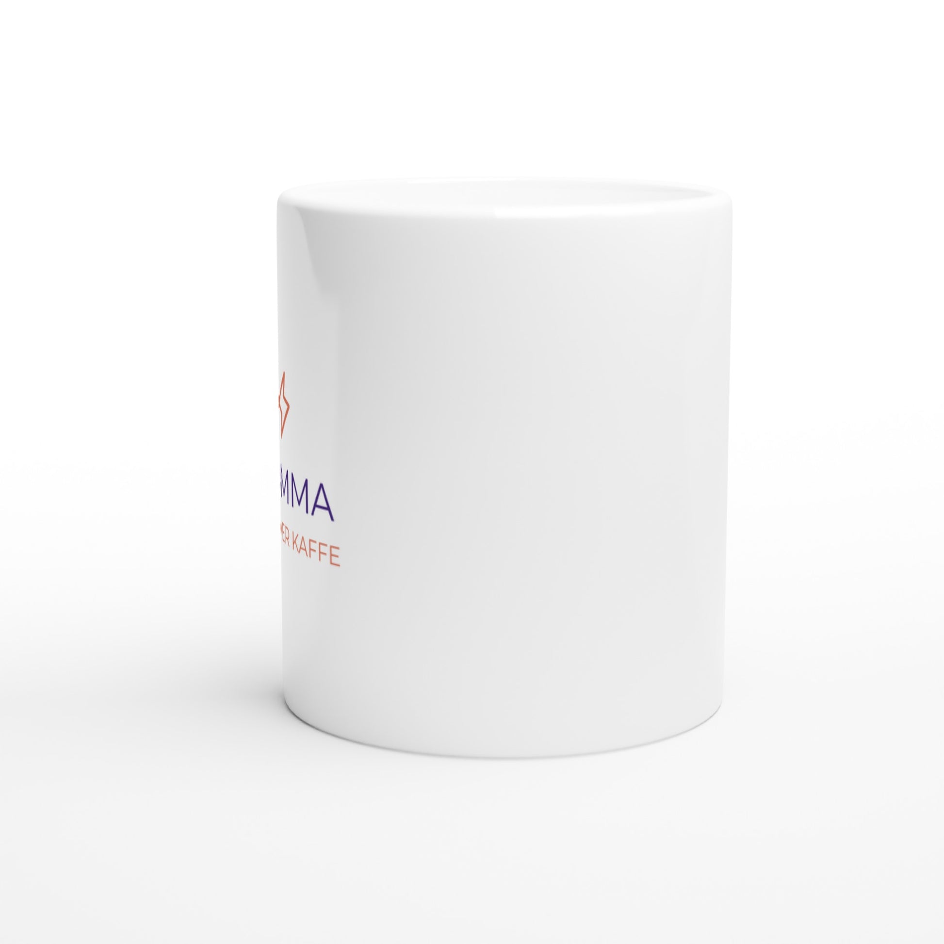 Kaffemugg med humoristisk text för mammor som behöver extra energi. Perfekt present!