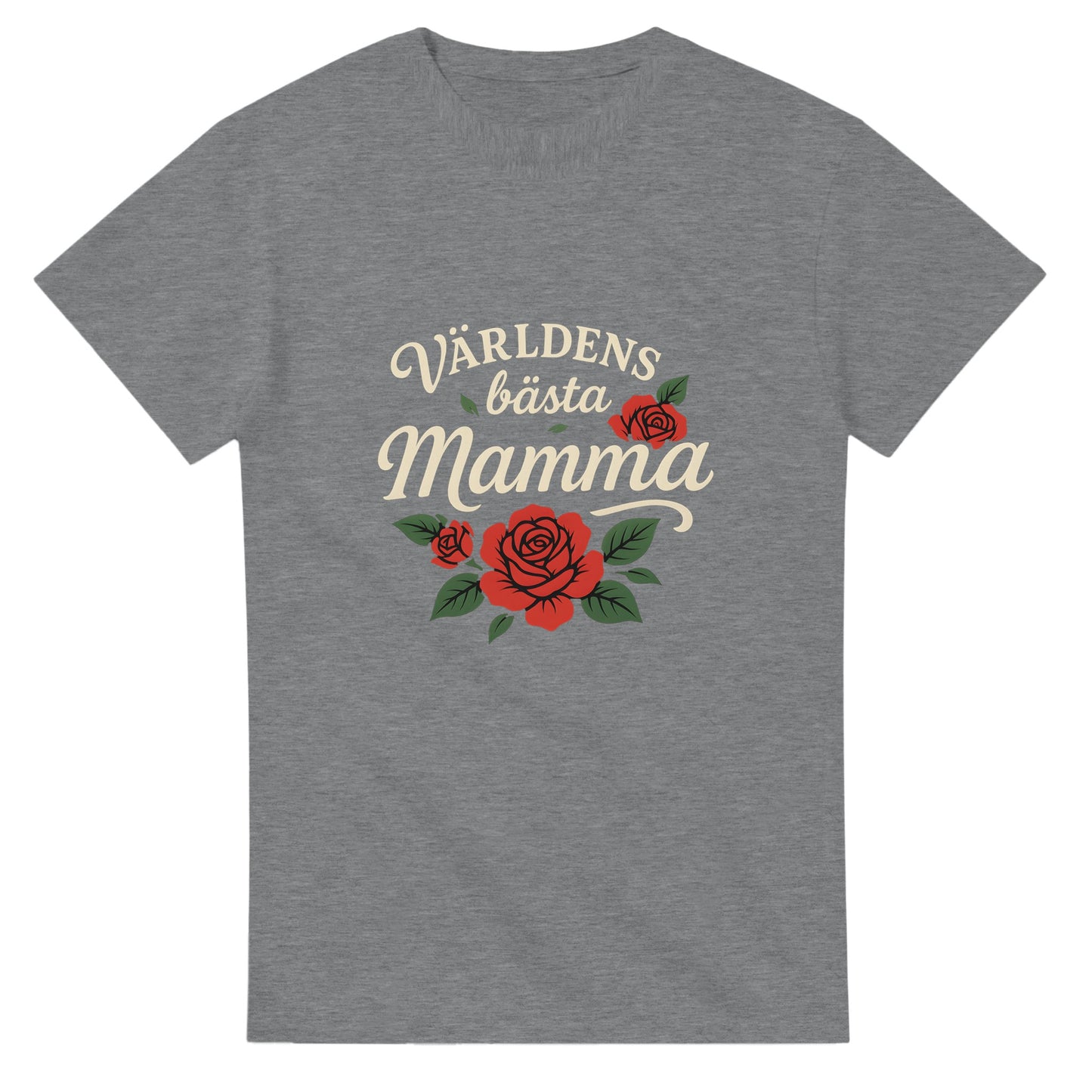 Tidlös Mammakärlek - 'Världens bästa mamma' i elegant stil med luftiga rosor. Hylla mamma med denna vackra design.
