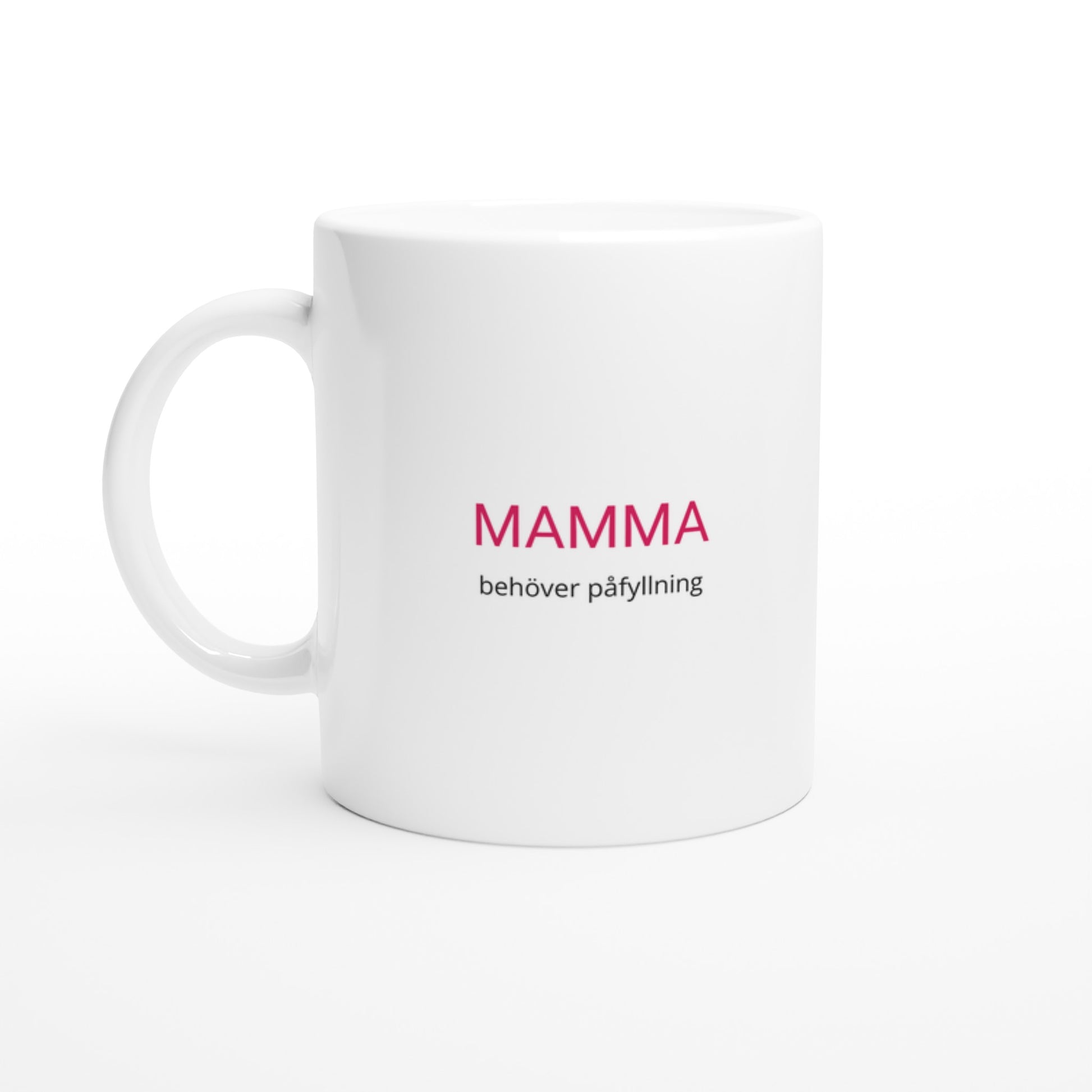 En kopp för trötta mammor som behöver påfyllning. Perfekt för den som alltid längtar efter nästa kopp.