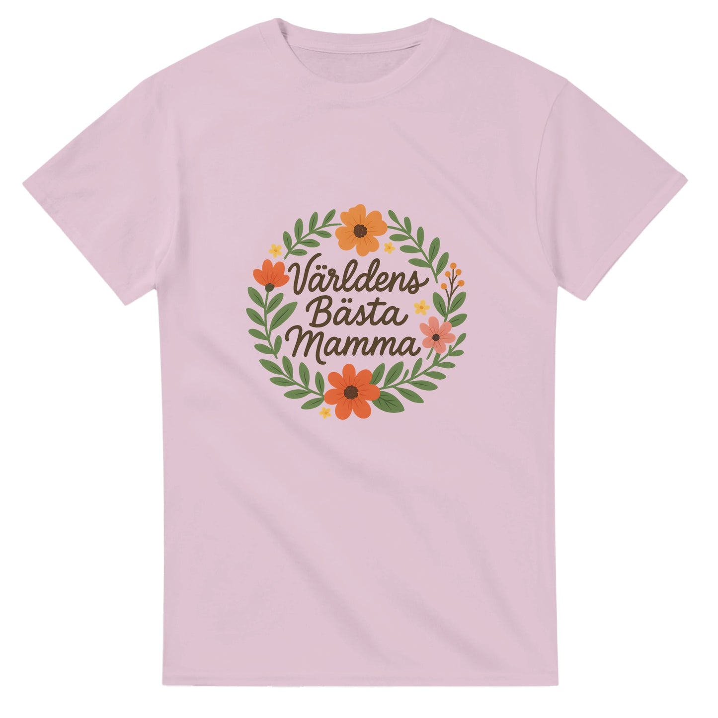 Mamma med blomkrans och stilfull handskrift - perfekt för vardag och fest!