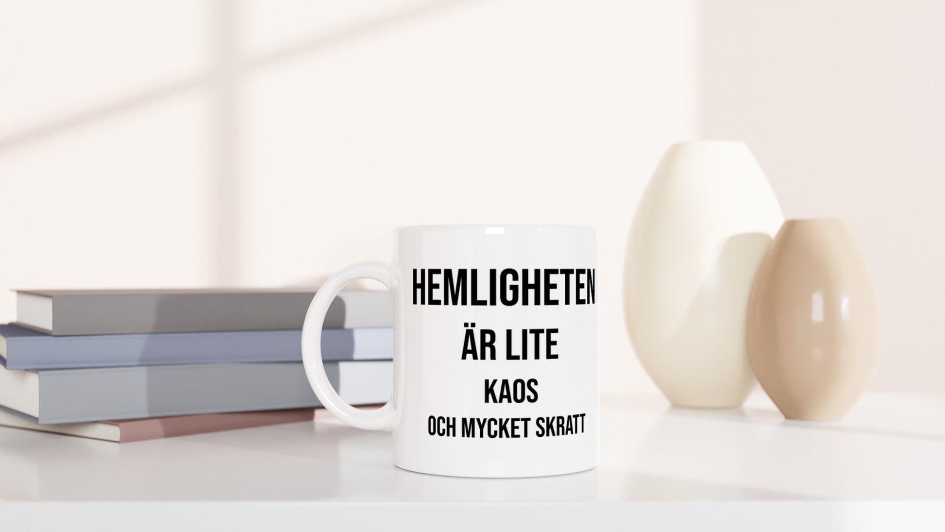 Kockens hemlighet - ledtråd på mugg för kökets framgång