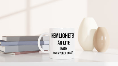 Kockens hemlighet - ledtråd på mugg för kökets framgång