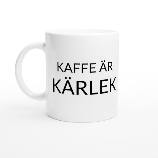 Kaffe är kärlek - en perfekt dryck för kaffedrickare som uppskattar en god kopp kaffe.