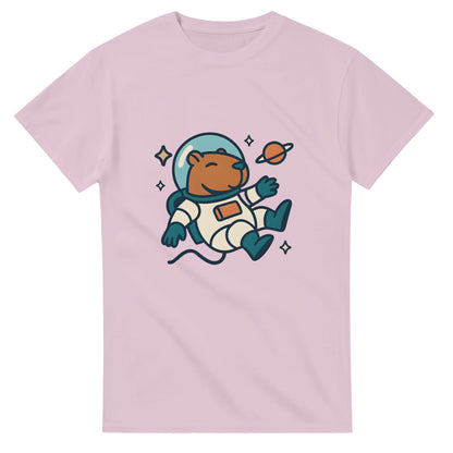 Utforska galaxen med världens lugnaste astronaut - en lekfull capybara i rymddräkt redo för äventyr!